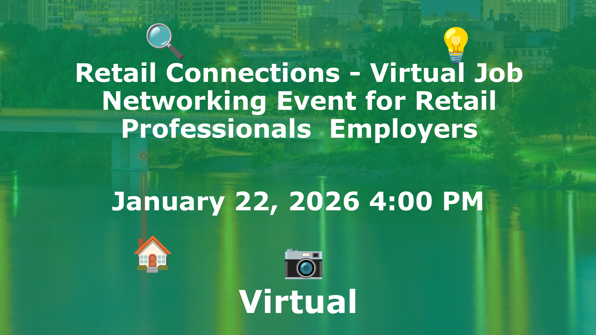 Retail Connections - Virtual Job  Networking Event for Retail Professionals  Employers event image